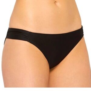 Arizona Jean Co Black Hipster Bikini Bottom Size Large L NWT